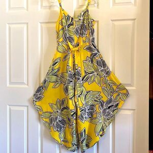 New Ivy Street Asymmetrical Legs Spaghetti Straps Jumpsuit